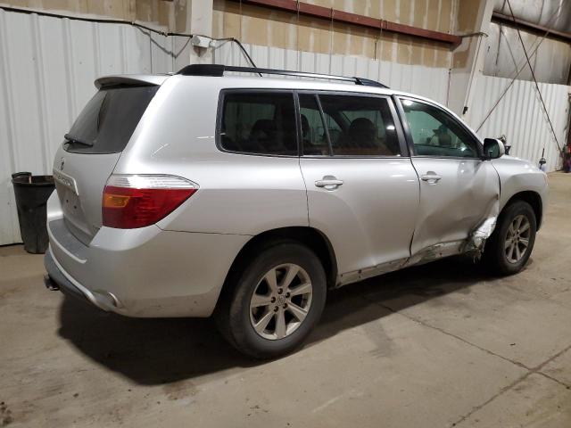 5TDJK3EH8AS009526 - 2010 TOYOTA HIGHLANDER SE Gümüş foto 3