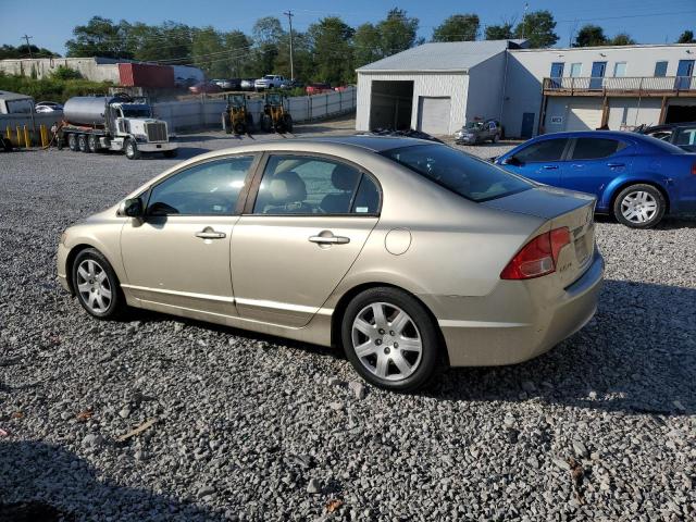 1HGFA15548L088418 - 2008 HONDA CIVIC LX ბეჟი ფოტო 2