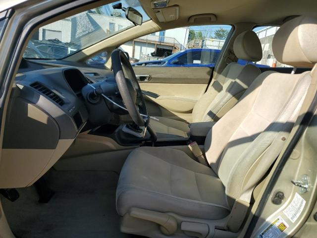 1HGFA15548L088418 - 2008 HONDA CIVIC LX ბეჟი ფოტო 7