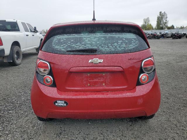 1G1JA6SH4C4209965 - 2012 CHEVROLET SONIC LS წითელი ფოტო 6
