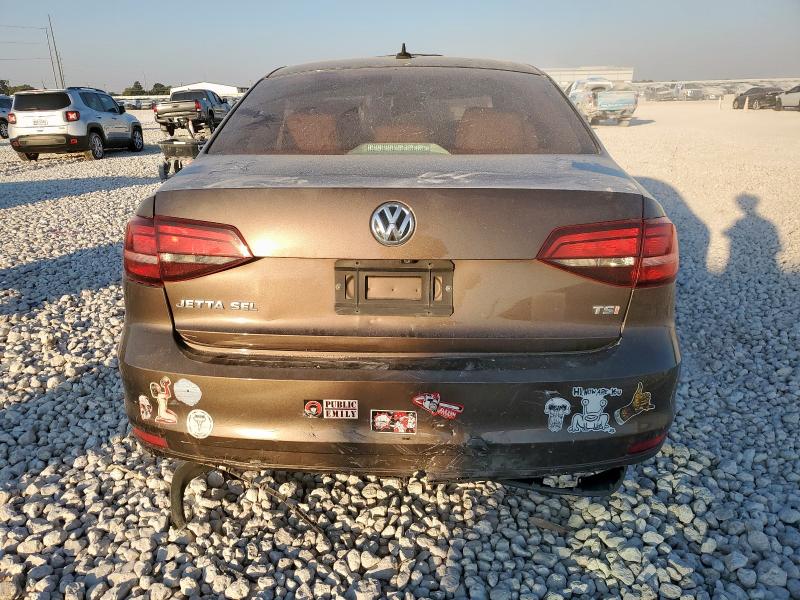 3VWL07AJ0GM213385 - 2016 VOLKSWAGEN JETTA SEL 棕色 照片 6