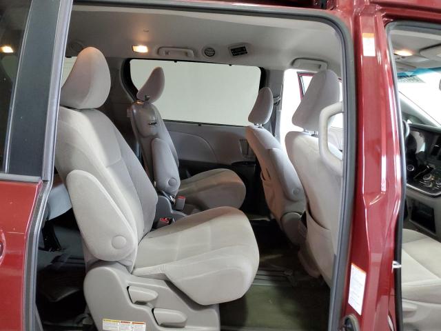 5TDKZ3DC3HS834096 - 2017 TOYOTA SIENNA LE ბურგუნდია ფოტო 11