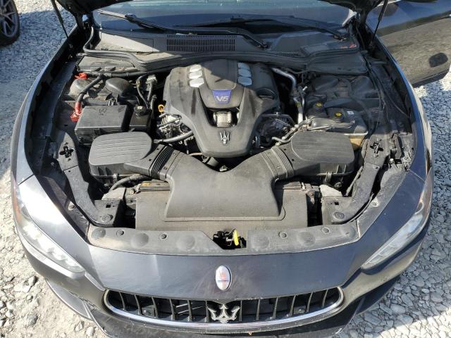 ZAM57RTA6F1150994 - 2015 MASERATI GHIBLI S შავი ფოტო 11