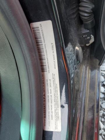 ZAM57RTA6F1150994 - 2015 MASERATI GHIBLI S შავი ფოტო 12