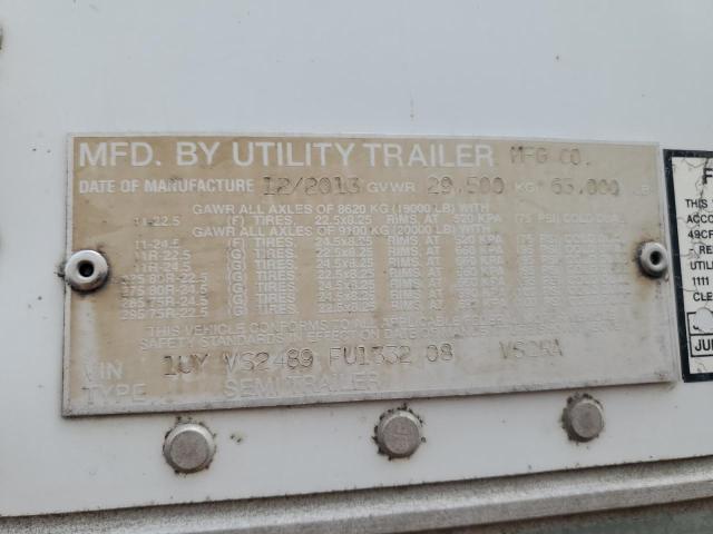 1UYVS2489FU133208 - 2015 UTILITY VS2RA თეთრი ფოტო 10