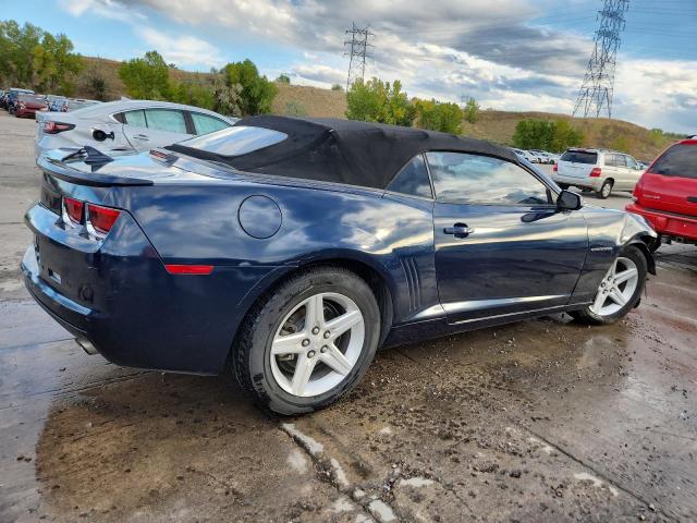 2G1FB3D37C9179683 - 2012 CHEVROLET CAMARO LT BLUE photo 3