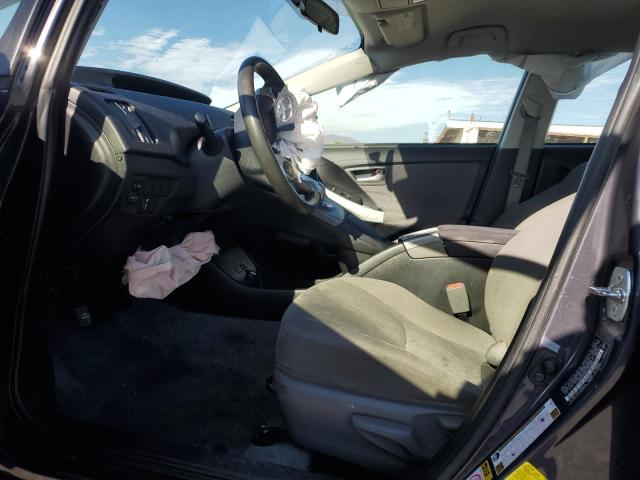 JTDKN3DU9E0368631 - 2014 TOYOTA PRIUS GRAY photo 7
