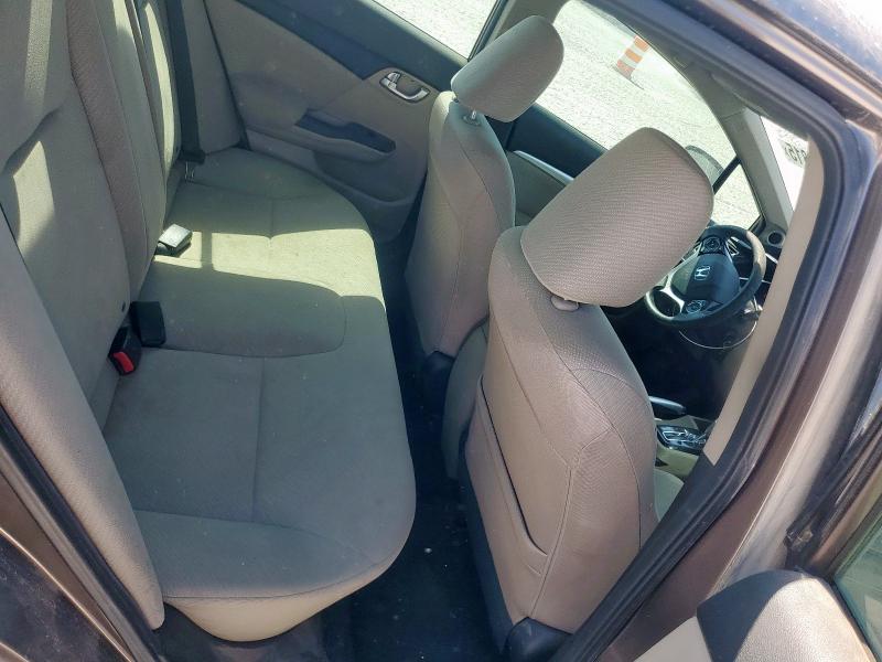 2HGFB2F89DH543539 - 2013 HONDA CIVIC EX Gris photo 10