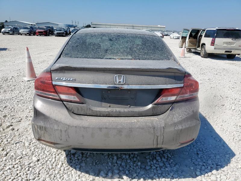 2HGFB2F89DH543539 - 2013 HONDA CIVIC EX Gris photo 6