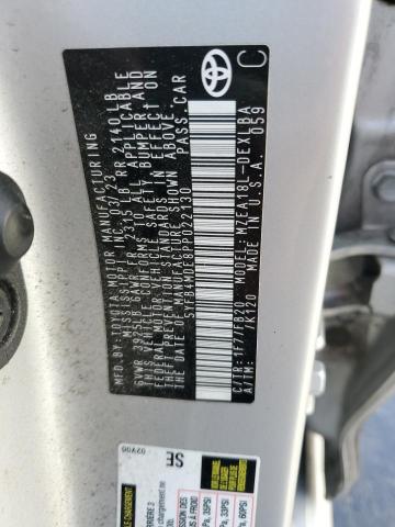 5YFB4MDE8PP022130 - 2023 TOYOTA COROLLA LE Srebrny zdjęcie 12