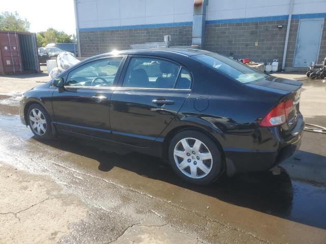2HGFA1F50BH302159 - 2011 HONDA CIVIC LX BLACK photo 2