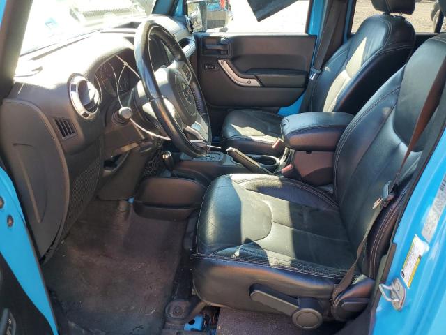 1C4HJWEG5HL647755 - 2017 JEEP WRANGLER U SAHARA BLUE photo 7