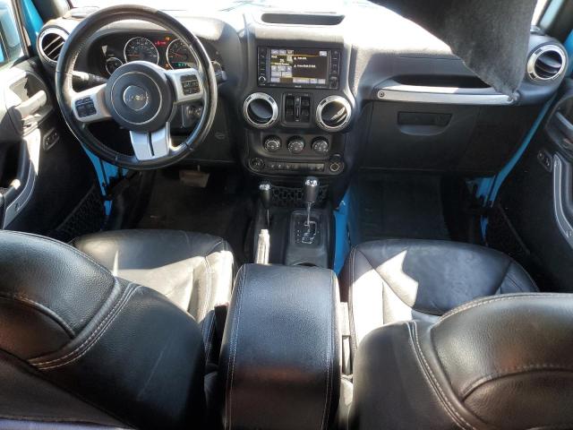 1C4HJWEG5HL647755 - 2017 JEEP WRANGLER U SAHARA BLUE photo 8