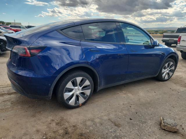 7SAYGDEE9NF438862 - 2022 TESLA MODEL Y Blau Foto 3