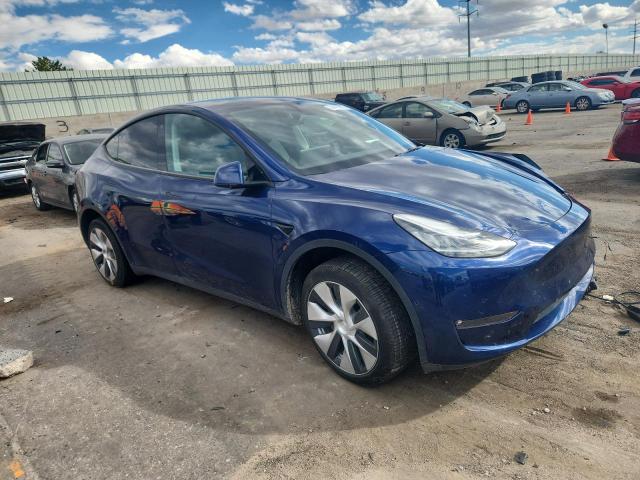 7SAYGDEE9NF438862 - 2022 TESLA MODEL Y Blau Foto 4