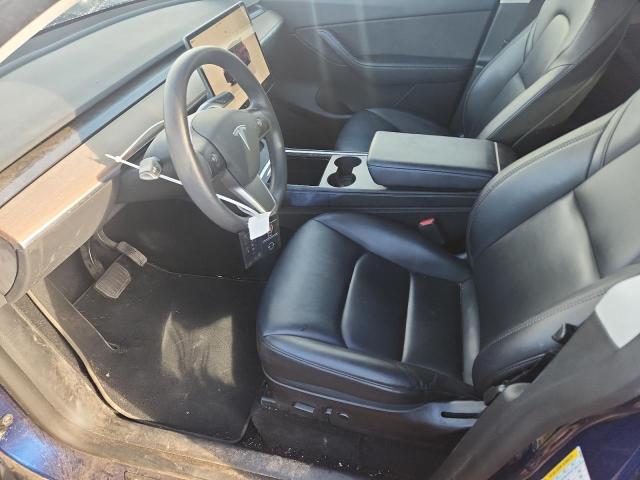 7SAYGDEE9NF438862 - 2022 TESLA MODEL Y Blau Foto 7