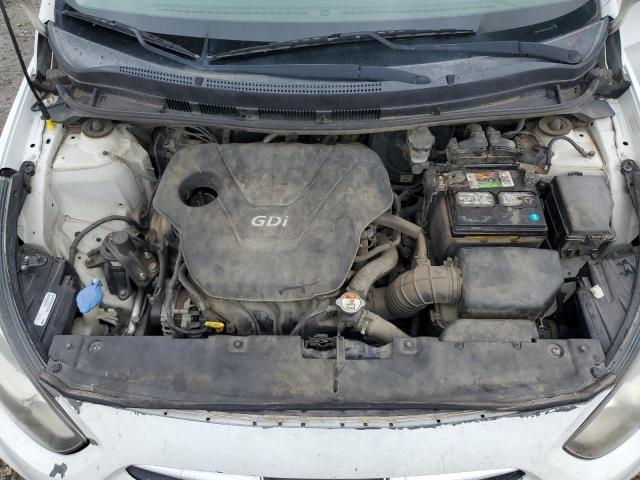 KMHCT4AE8DU496908 - 2013 HYUNDAI ACCENT GLS თეთრი ფოტო 11