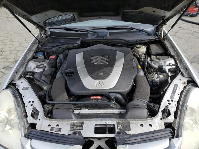 WDBWK56F45F026388 - 2005 MERCEDES-BENZ SLK 350 ვერცხლისფერი ფოტო 11