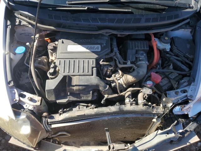 JHMFA36279S011711 - 2009 HONDA CIVIC HYBRID WHITE photo 11
