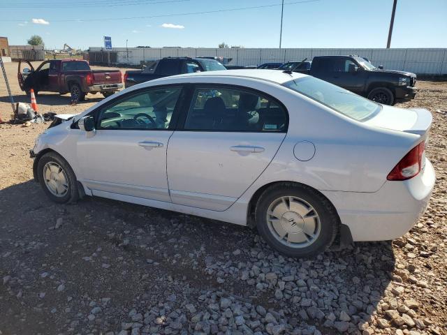 JHMFA36279S011711 - 2009 HONDA CIVIC HYBRID WHITE photo 2