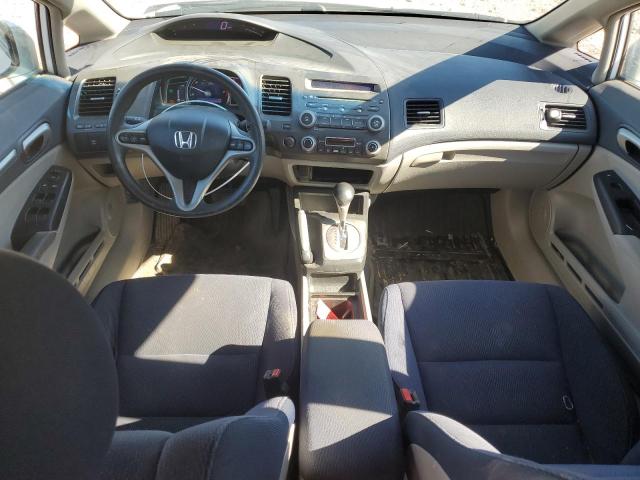 JHMFA36279S011711 - 2009 HONDA CIVIC HYBRID WHITE photo 8