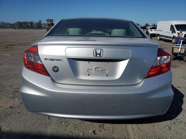 2HGFB2F54CH334567 - 2012 HONDA CIVIC LX 银色 照片 6