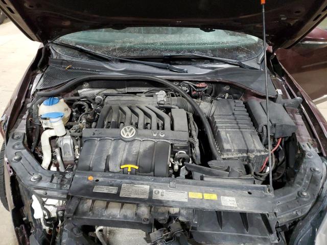 1VWCM7A31CC099575 - 2012 VOLKSWAGEN PASSAT SEL BURGUNDY photo 11