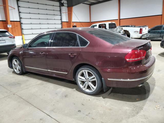 1VWCM7A31CC099575 - 2012 VOLKSWAGEN PASSAT SEL BURGUNDY photo 2
