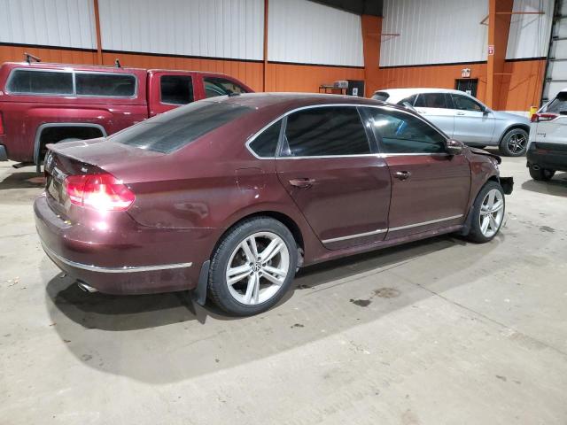 1VWCM7A31CC099575 - 2012 VOLKSWAGEN PASSAT SEL BURGUNDY photo 3