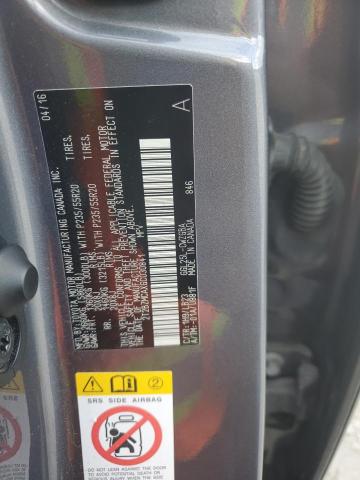 2T2BZMCAXGC030841 - 2016 LEXUS RX 350 BASE 灰色 照片 12