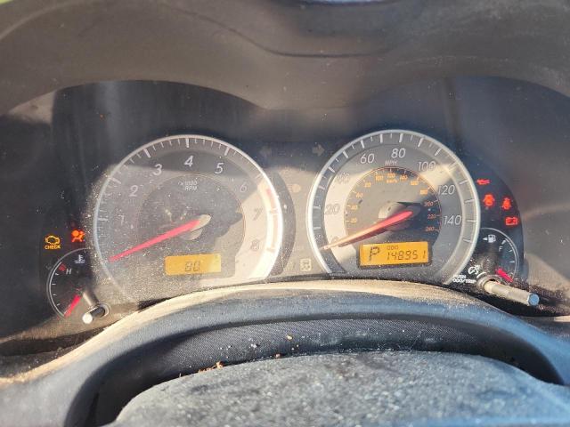 1NXBU4EE0AZ376194 - 2010 TOYOTA COROLLA BASE Մոխրագույն լուսանկար 9