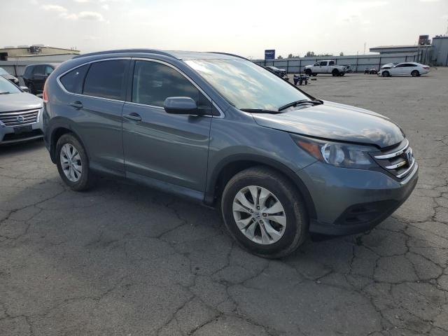 JHLRM3H74CC007683 - 2012 HONDA CR-V EXL GRAY photo 4