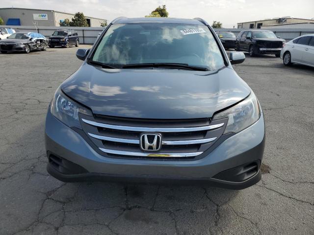 JHLRM3H74CC007683 - 2012 HONDA CR-V EXL GRAY photo 5