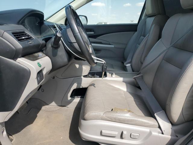 JHLRM3H74CC007683 - 2012 HONDA CR-V EXL GRAY photo 7
