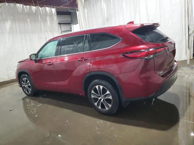 5TDGZRBH5NS162593 - 2022 TOYOTA HIGHLANDER XLE 栗色 照片 2