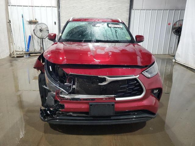 5TDGZRBH5NS162593 - 2022 TOYOTA HIGHLANDER XLE 栗色 照片 5