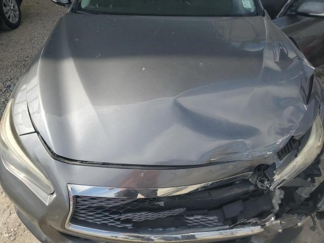 JN1BV7AR0EM680405 - 2014 INFINITI Q50 BASE ნაცრისფერი ფოტო 11