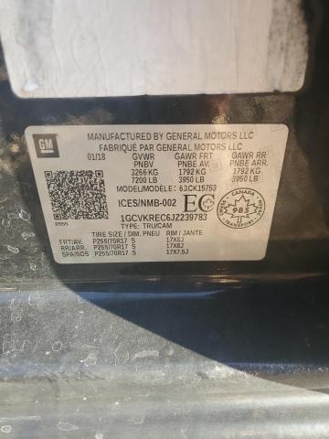 1GCVKREC6JZ239783 - 2018 CHEVROLET SILVERADO K1500 LT Schwarz Foto 12