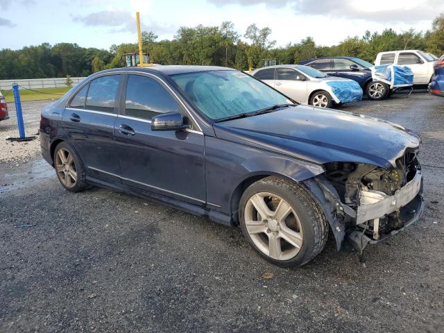 WDDGF5EB7AR098225 - 2010 MERCEDES-BENZ C 300 BLUE photo 4