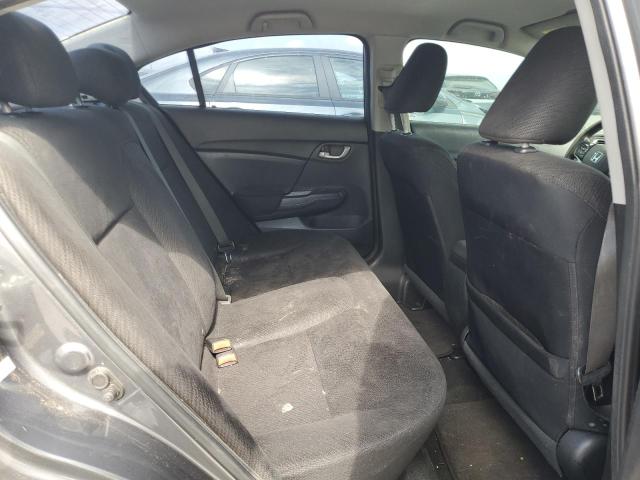 19XFB2F54DE267996 - 2013 HONDA CIVIC LX GRAY photo 10