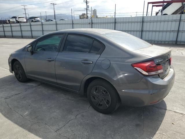19XFB2F54DE267996 - 2013 HONDA CIVIC LX GRAY photo 2