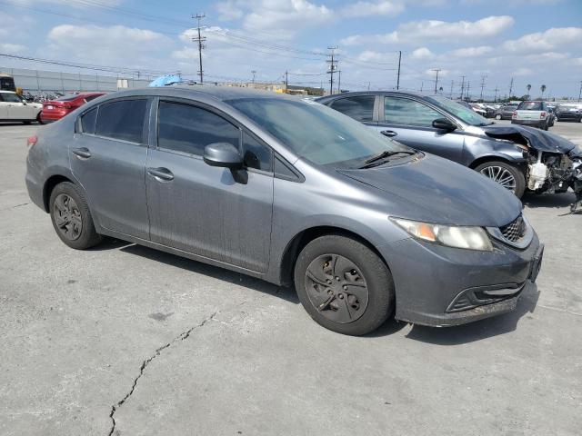 19XFB2F54DE267996 - 2013 HONDA CIVIC LX GRAY photo 4