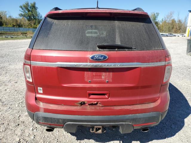 1FMHK7B88CGA67364 - 2012 FORD EXPLORER RED photo 6