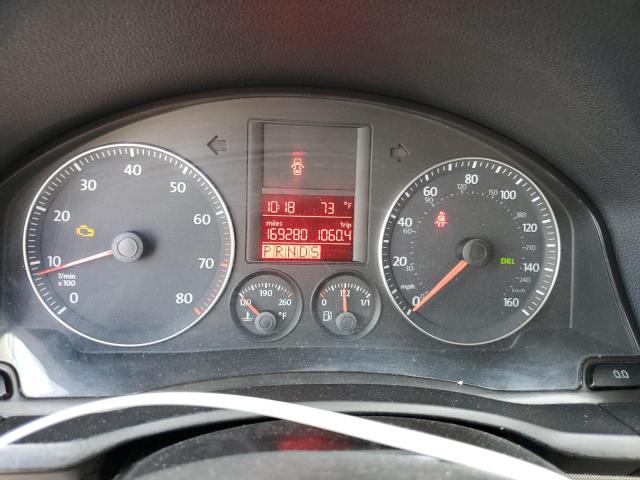 3VWRZ71K69M087223 - 2009 VOLKSWAGEN JETTA SE WHITE photo 9