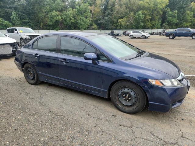 2HGFA16559H505137 - 2009 HONDA CIVIC LX BLUE photo 4