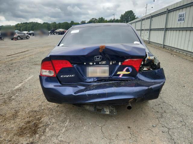 2HGFA16559H505137 - 2009 HONDA CIVIC LX BLUE photo 6