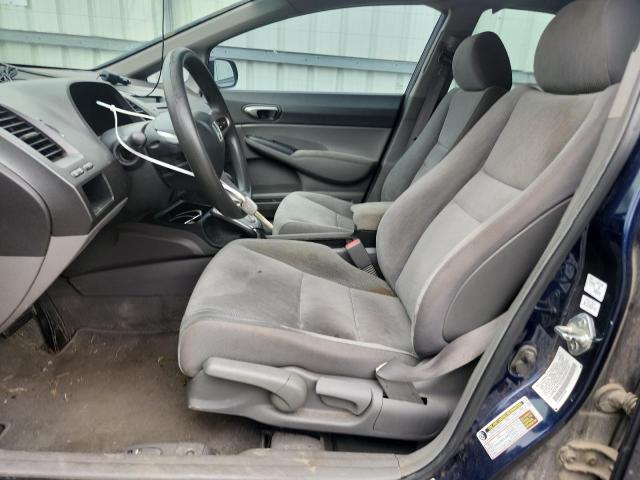 2HGFA16559H505137 - 2009 HONDA CIVIC LX BLUE photo 7