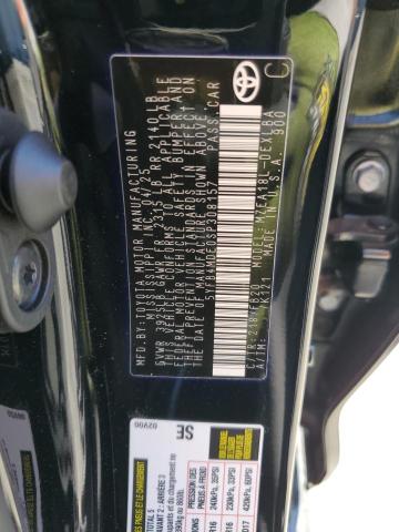 5YFB4MDE0SP308157 - 2025 TOYOTA COROLLA LE BLACK photo 12