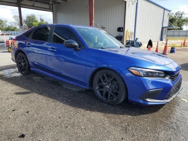 2HGFE2F56NH542587 - 2022 HONDA CIVIC SPORT BLUE photo 4
