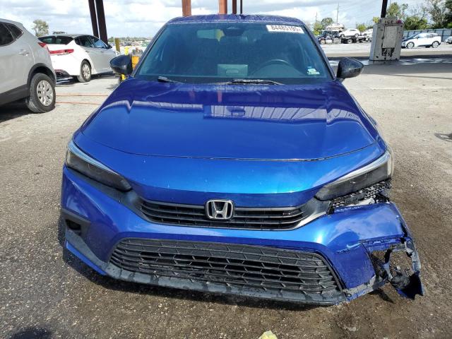 2HGFE2F56NH542587 - 2022 HONDA CIVIC SPORT BLUE photo 5